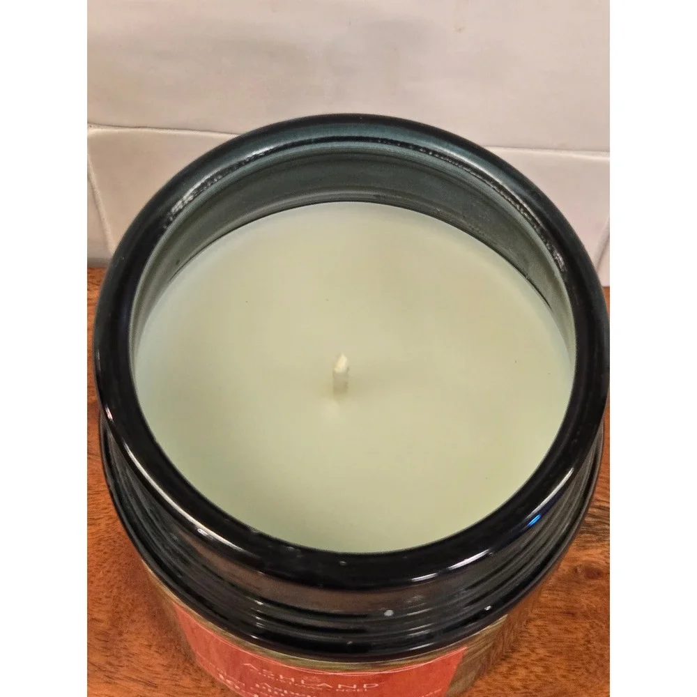 Ashland Christmas Noel Aspen Pine Scented Candle 16.4 oz Green Jar with Lid